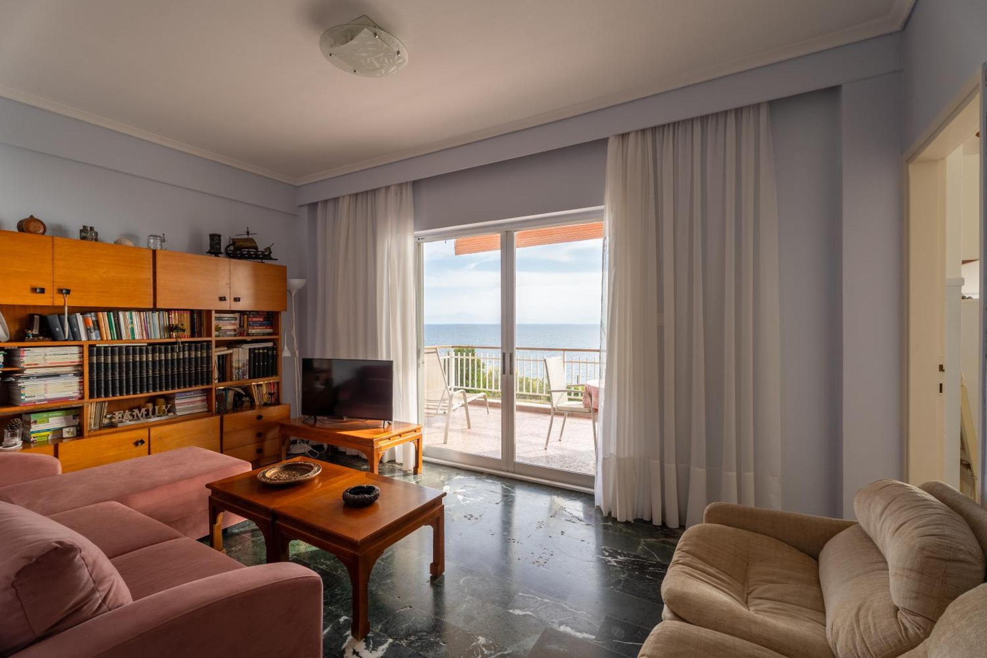 Sunshine House Offering Spectacular Views To Olymp A Apartment Nea Iraklia Luaran gambar
