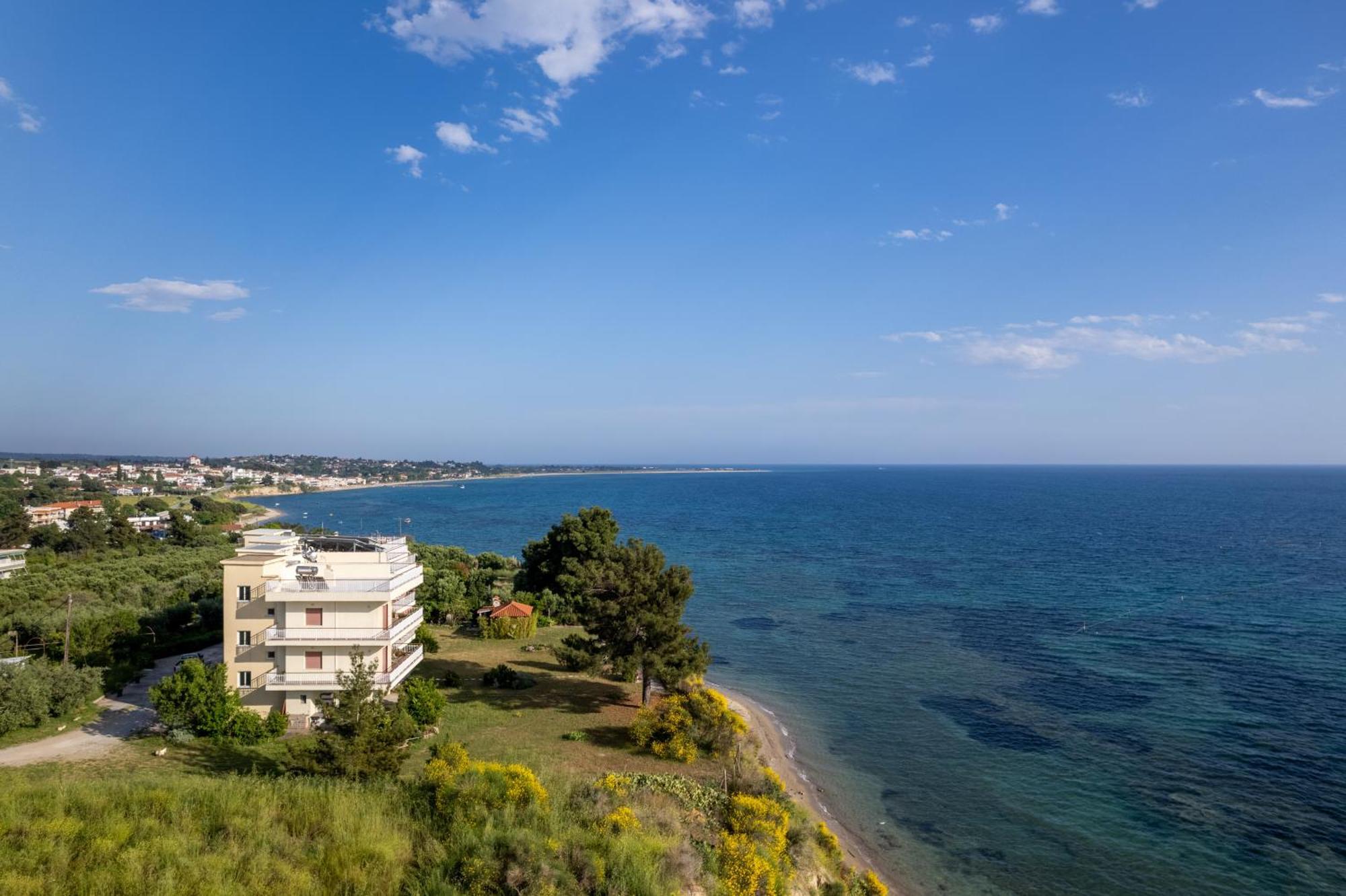 Sunshine House Offering Spectacular Views To Olymp A Apartment Nea Iraklia Luaran gambar