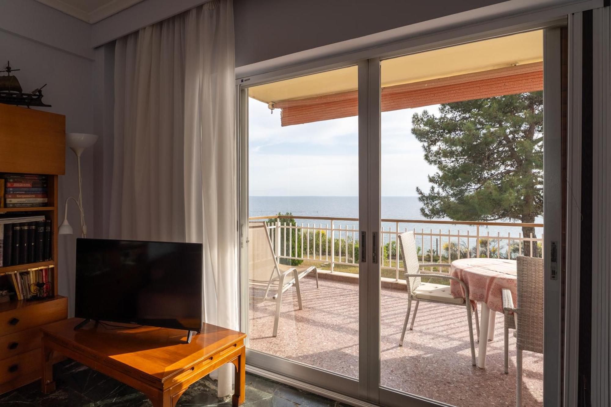 Sunshine House Offering Spectacular Views To Olymp A Apartment Nea Iraklia Luaran gambar